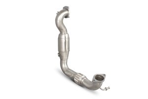 Downpipe with high flow sports catalyst | Scorpion