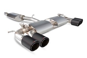 Golf MK7 R Resonated cat-back system with electronic valves | Scorpion