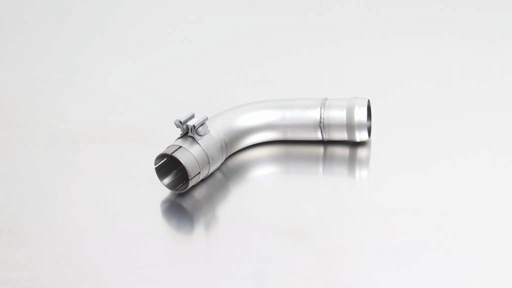 Non-Resonated Rear Silencer Left/Right with 2 Carbon tail pipes 102 mm angled, Titanium internals Volkswagen : Golf Mk7 Hatchback 2.0 GTI TCR