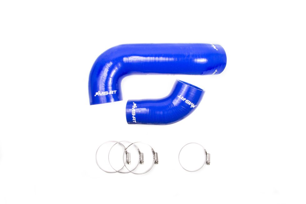 MS-RT Transit Custom Blue Silicone Inlet Hoses | Forge