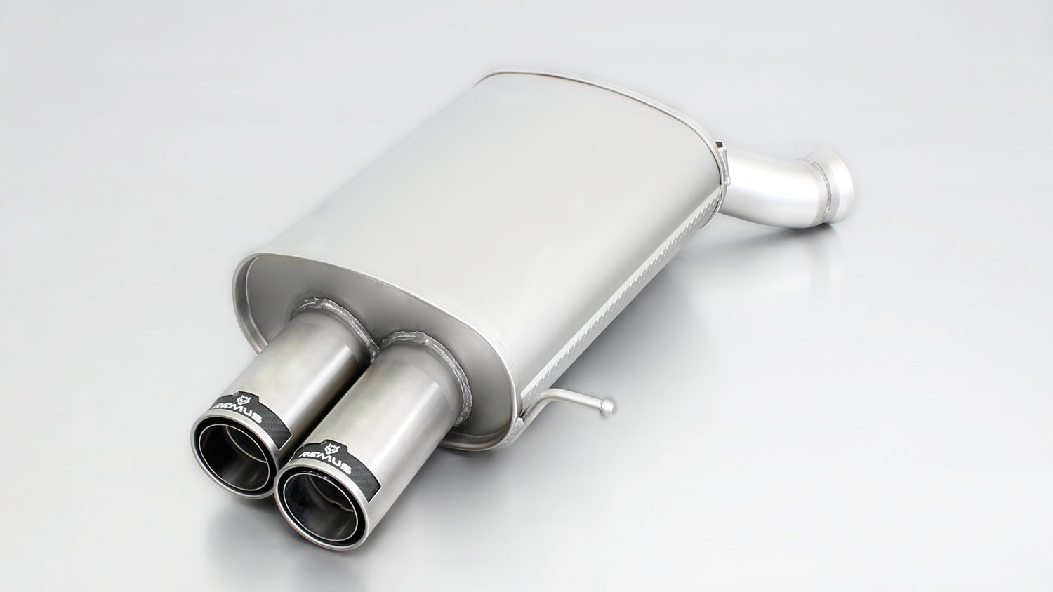 Rear Silencer Left with 2 tail pipes 84 mm straight BMW : 5 Series F10/F11 530xd