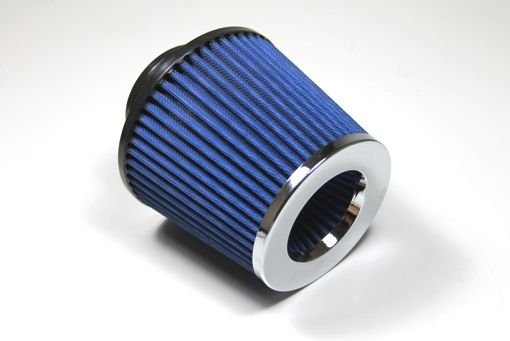 76mm I/D Rubber Neck Open Cone Air Filter | Forge