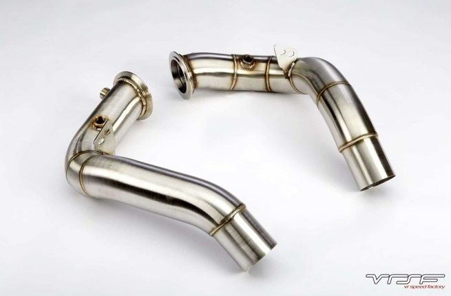 VRSF 3 Stainless Steel Race Downpipes 2011  2018 BMW M5 & M6 S63
