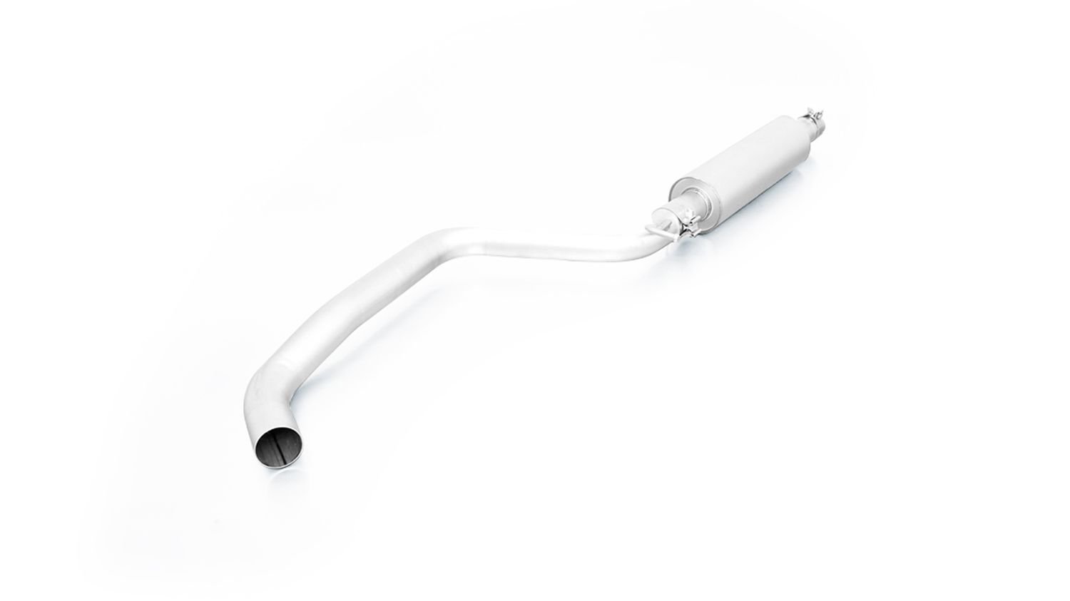 Resonated Cat back System with Non-Resonated Rear Silencer Left/Right with 2 Carbon tail pipes 102 mm angled, Titanium internals Volkswagen : Golf Mk7 Hatchback 2.0 GTI Performance