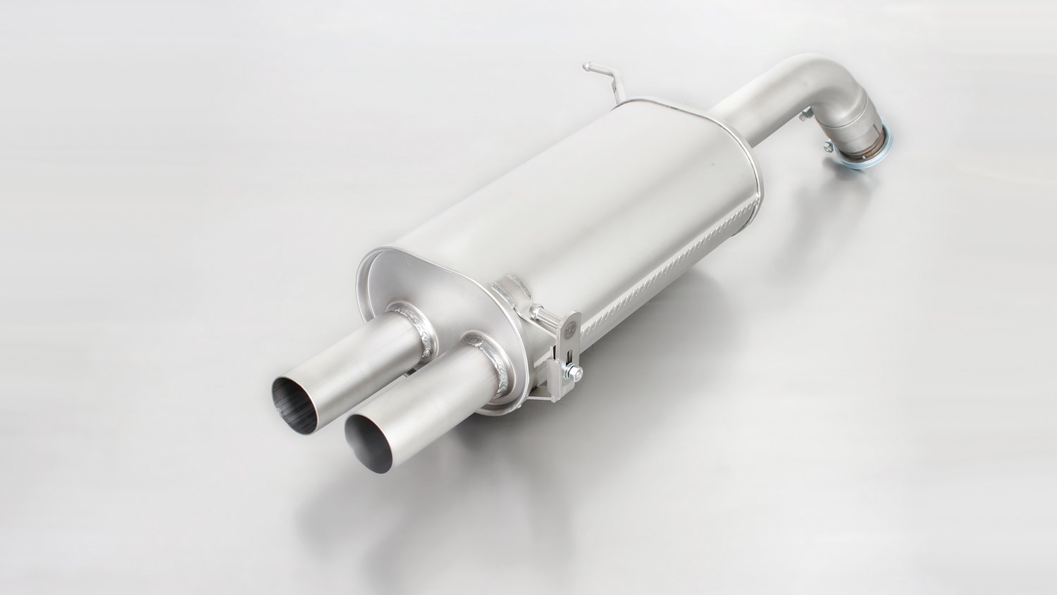 Rear Silencer Left with 2 tail pipes 90 mm straight Ford : Fiesta Mk7 1.6 ST 200