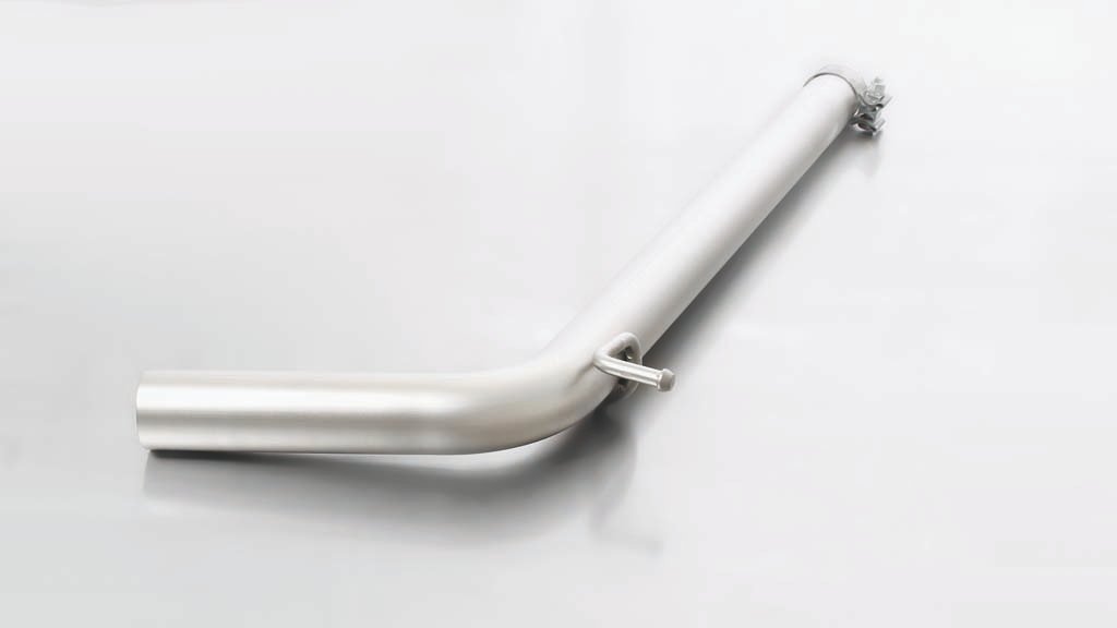 Non-Resonated Cat back System Left/Right with Integrated valves including a Remus Sound Controller Module with 2 tail pipes 84 mm Carbon Race Volkswagen : Polo 6R 1.8 TSI GTI