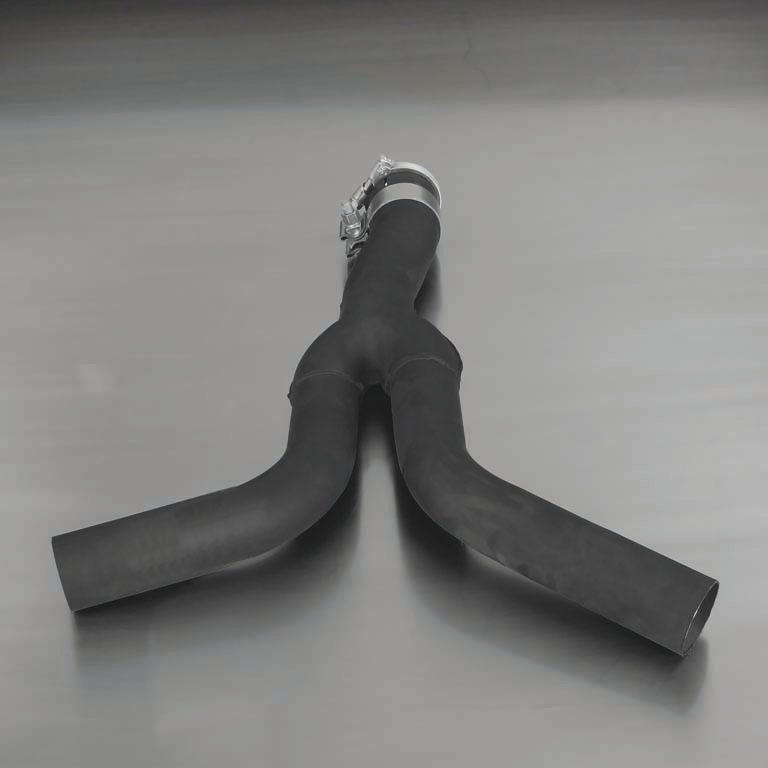 Rear Silencer Left/Right with 2 tail pipes 102 mm angled Audi : A4 B8 Avant 1.8 TFSI