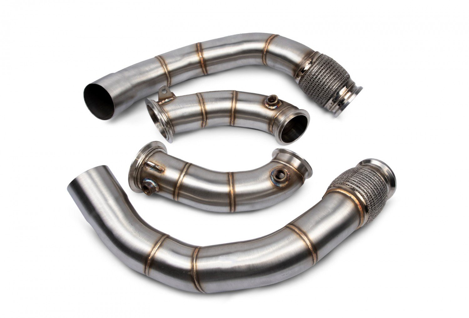 VRSF Stainless Steel Race Downpipes for 2018  2021 BMW M5 & M8 F90 F91 F92 F93 S63R