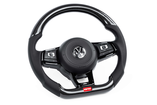 APR Carbon Fibre / Perforated Leather Steering Wheel Golf Mk7 R / GTI / GTD