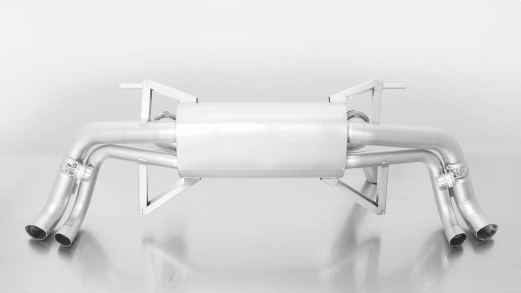 Rear Silencer Left/Right with vacuum operated valves controlled by OEM system with Uses OE Tailpipes Audi : R8 Type 4S 5.2 FSI