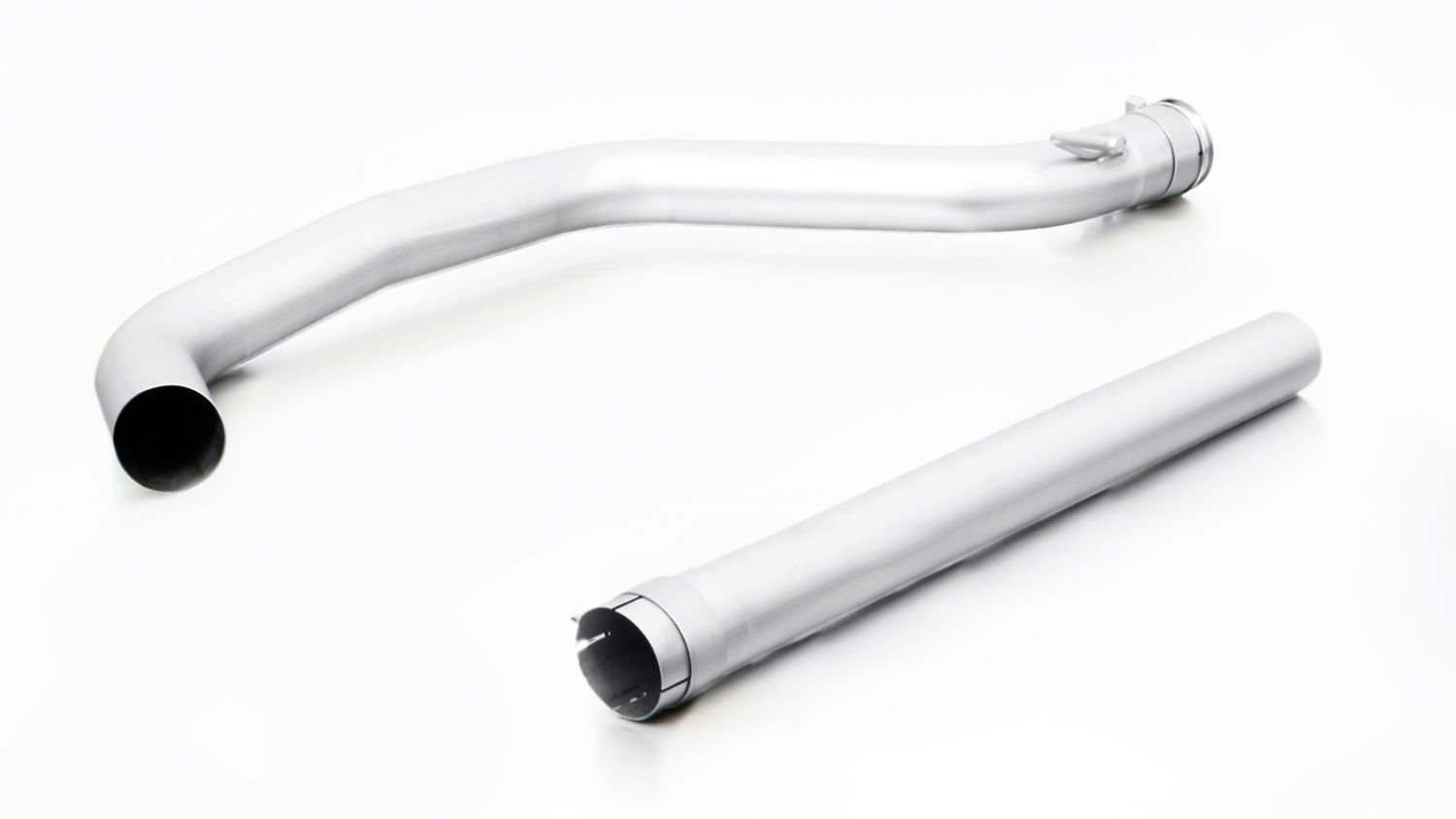 Non-Resonated Cat back System Left/Right with 2 tail pipes 98 mm straight Volkswagen : Golf Mk7 Hatchback 2.0 GTI Performance