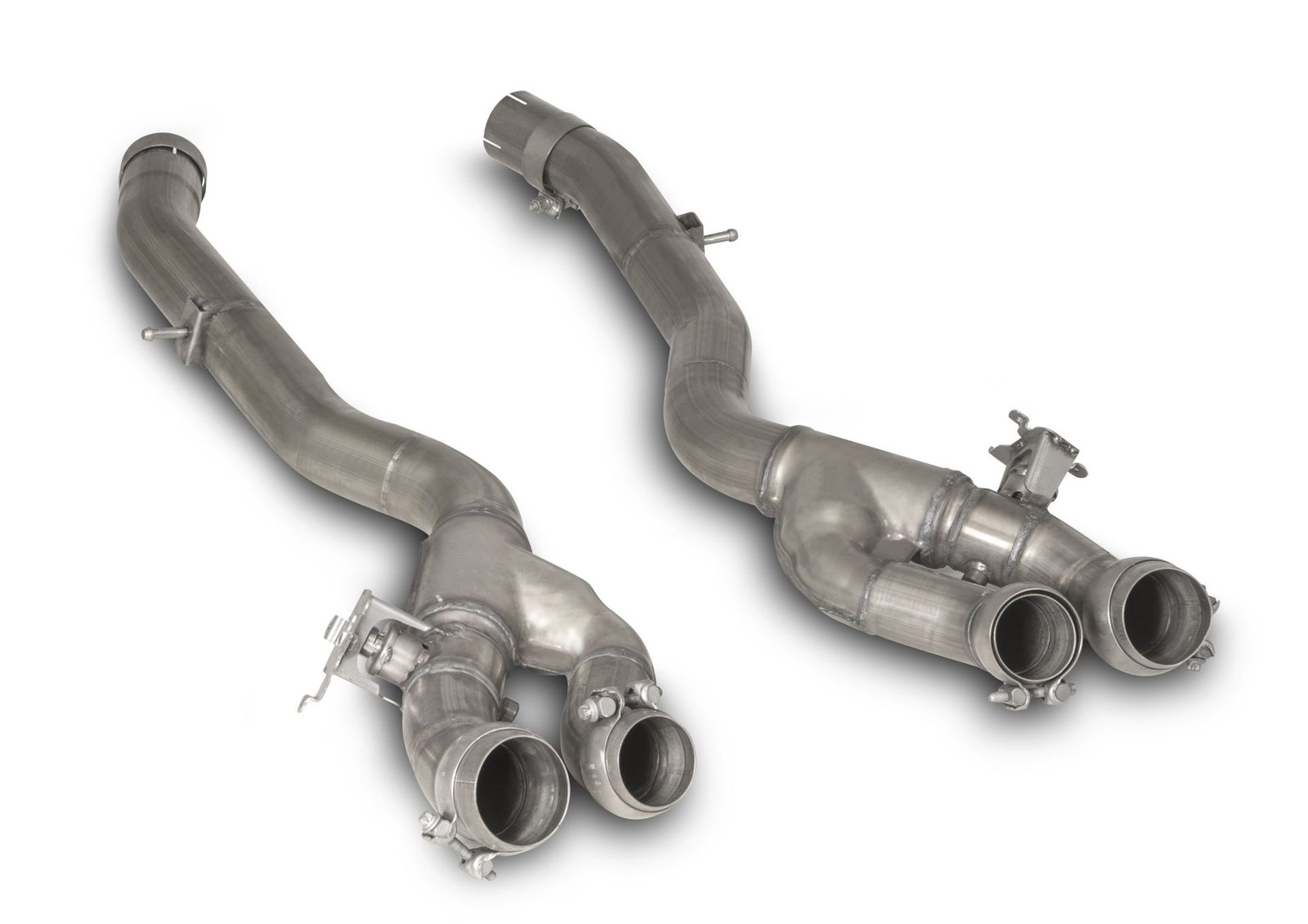Axle back System Left/Right with Integrated valves using the OE valve control system with 4 tail pipes 98 mm straight BMW : 3 Series G80 M3