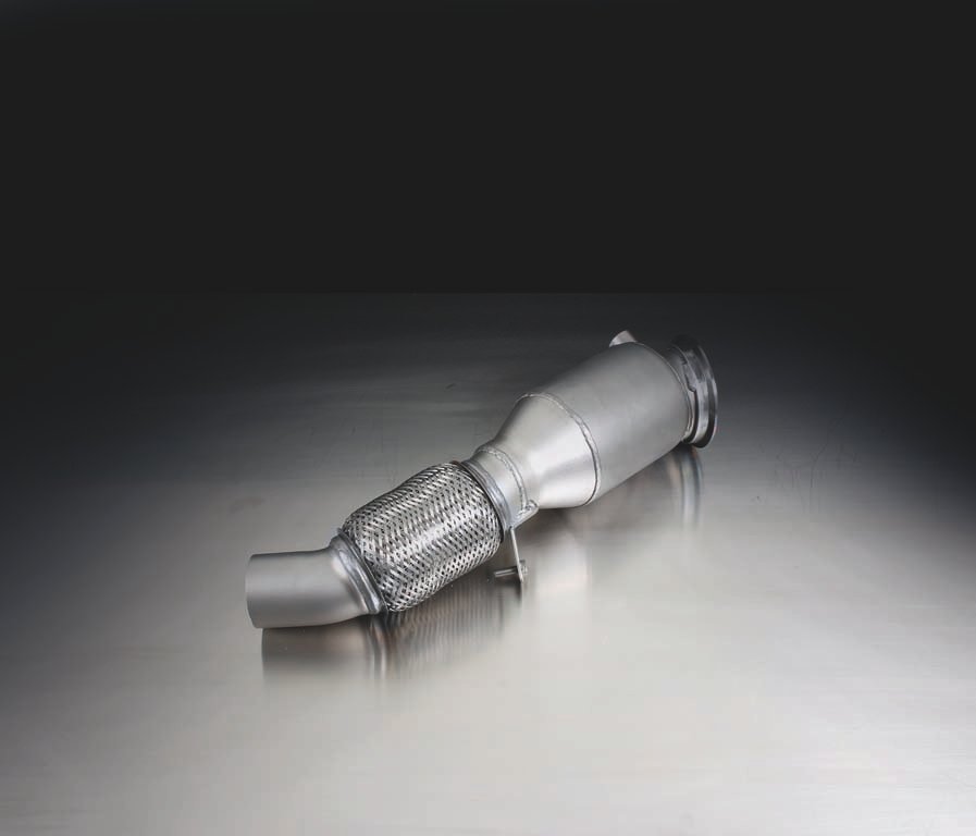 Resonated Turbo back System Left/Right with Integrated valves using the OE valve control system with 4 tail pipes 76 mm BMW : 3 Series F30/F31 328i