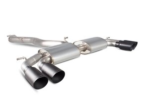 Audi S3 2.0T 8V Non-resonated cat-back system with no valves | Scorpion