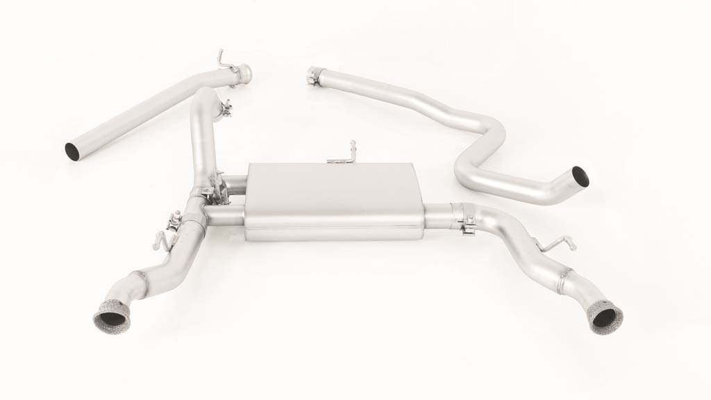 Non-Resonated Cat back System Left/Right with Integrated valves including a Remus Sound Controller Module with Uses OE Tailpipes Peugeot : 308 T9 1.6 Turbo GTI
