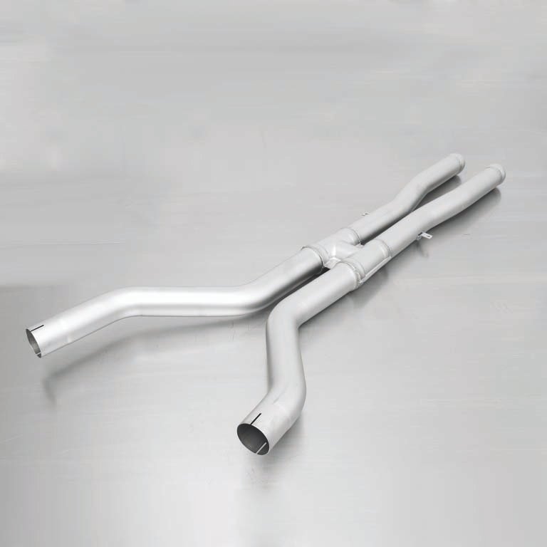 Non-Resonated Cat back System Left/Right with 4 tail pipes 84 mm angled BMW : 3 Series E90/E92/E93 M3