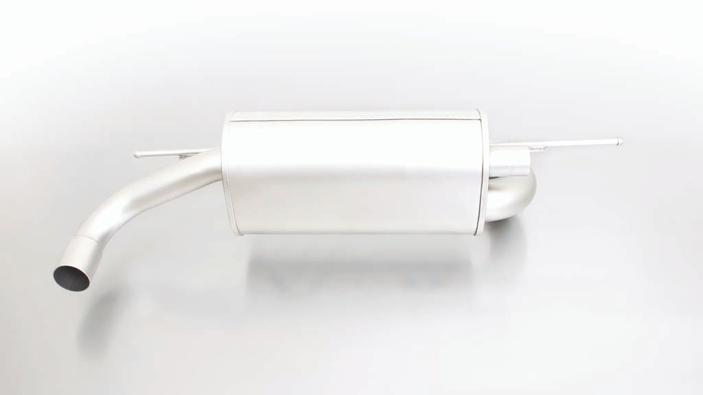 Rear Silencer Left/Right with 2 tail pipes 84 mm Black Chrome BMW : 2 Series F22/F23 220i